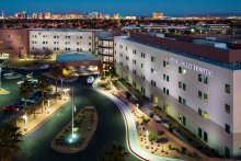 Night view of Spring Valley Hospital